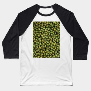 Green bean (mung bean) texture Baseball T-Shirt